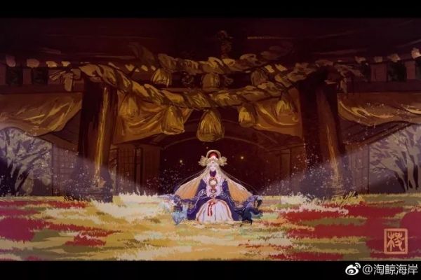 洒墨染纸 妙笔成卷《阴阳师》风格化同人佳作欣赏!