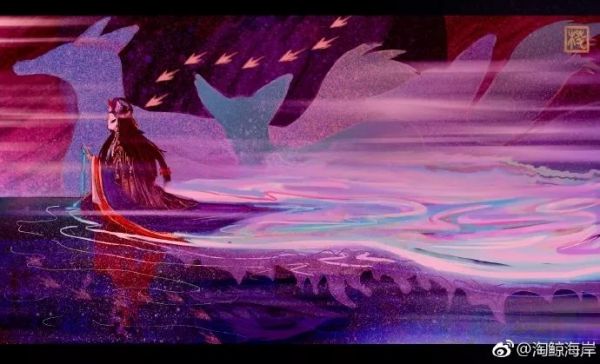 洒墨染纸 妙笔成卷《阴阳师》风格化同人佳作欣赏!