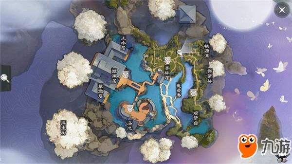 《楚留香》手游打坐点在哪 3月29日坐观万象打坐点位置