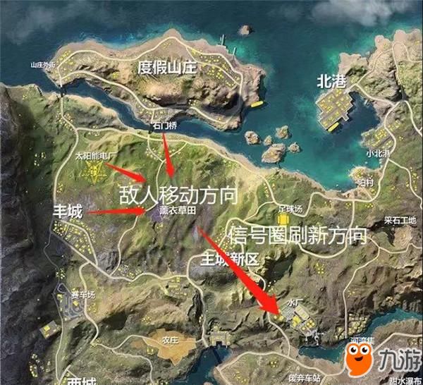 荒野行动飓风半岛地图LYB作战攻略 最佳埋伏点推荐