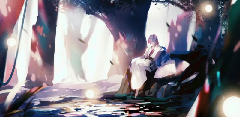 洒墨染纸 妙笔成卷《阴阳师》风格化同人佳作欣赏!