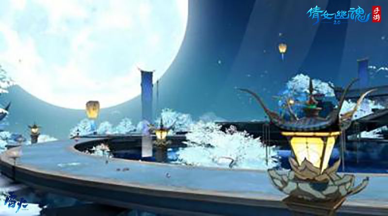 倩女幽魂手游新晋网红打卡圣地，广寒宫九重天美景现世!