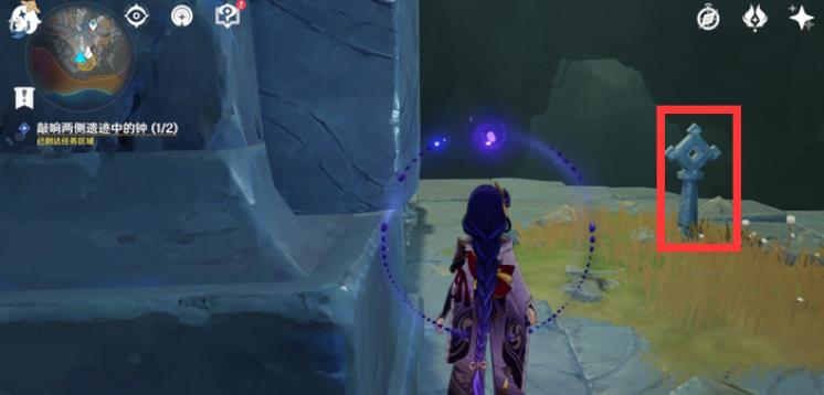 原神怎么敲响两侧遗迹中的钟？