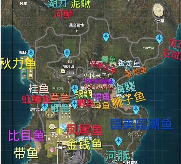 和平精英所有鱼的途径是什么