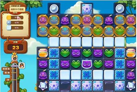 开心消消乐+1138隐藏关怎么过？