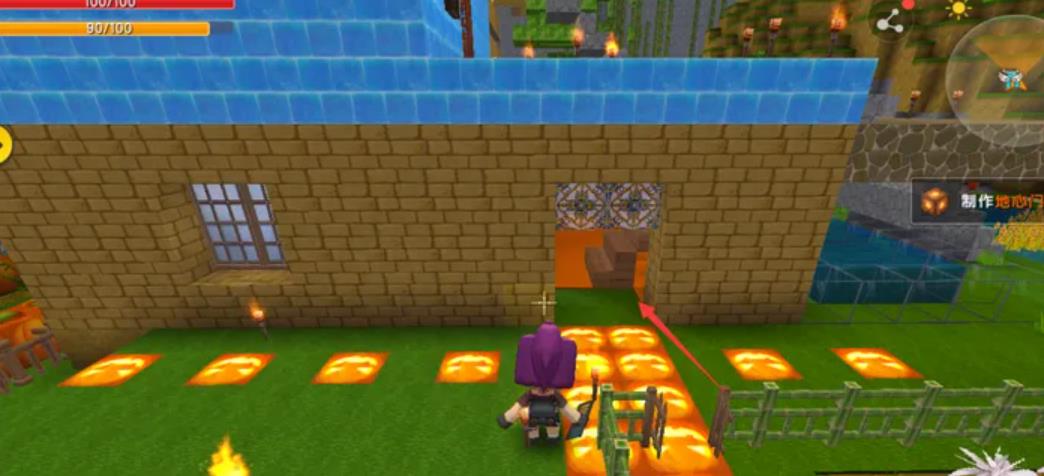 更新后迷你世界中该怎样才能让门所有打开？