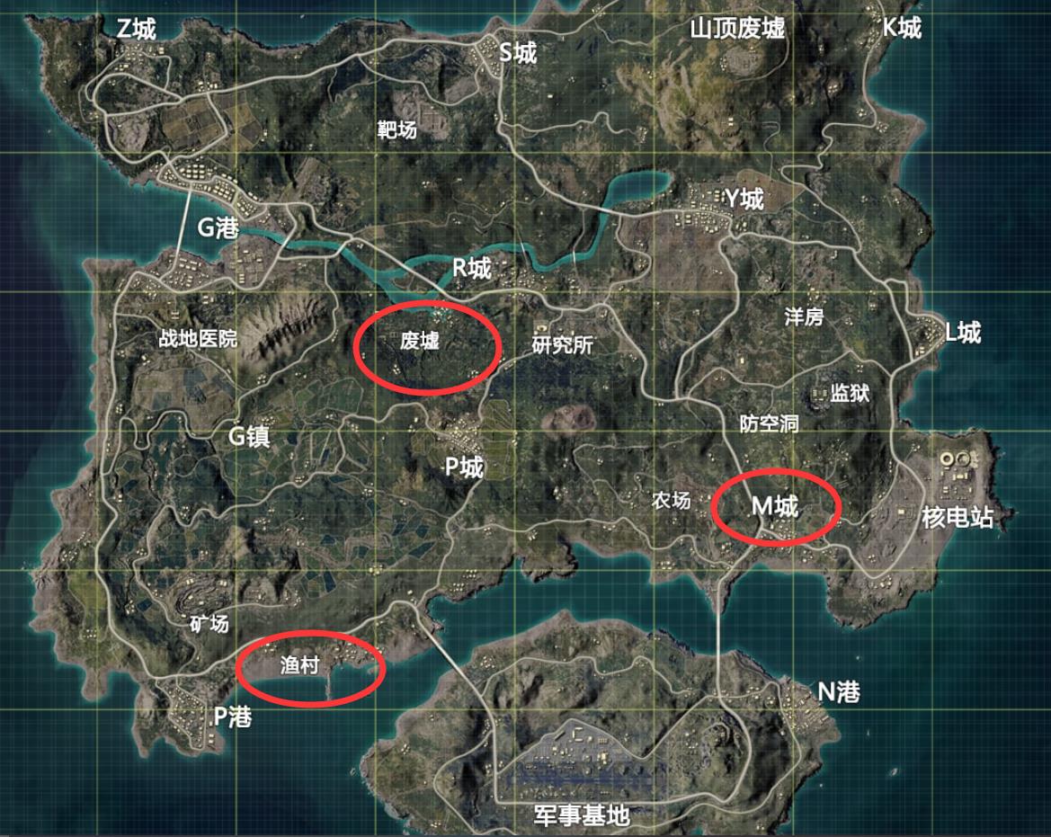 和平精英海岛人机最多的野区在哪？