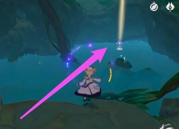 原神手游3.5寻找被水淹没洞窟怎么进去？