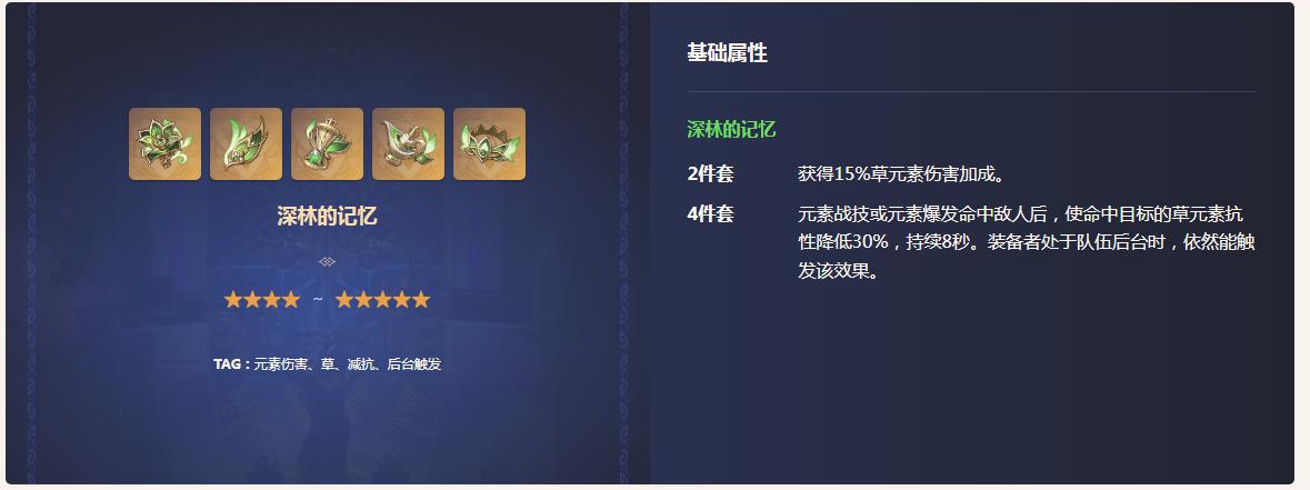 原神深林套可以合成吗？