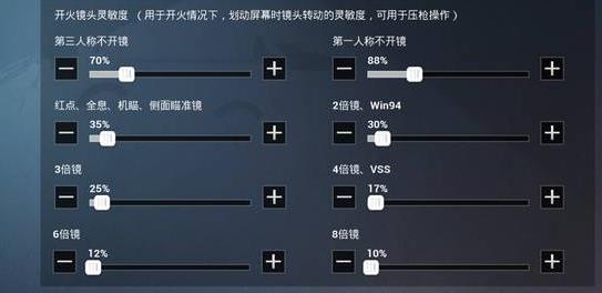 和平精英灵敏度高低哪个好？