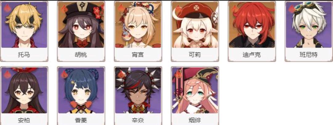 原神3.6版本4火阵容怎么搭配