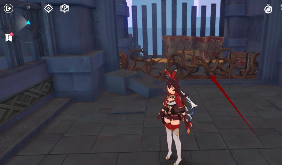 原神哪里有围起来的荆棘？