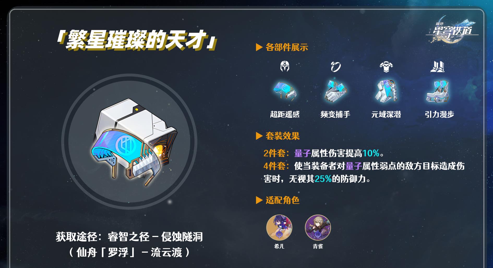 崩坏：星穹铁道量子套在哪里刷？