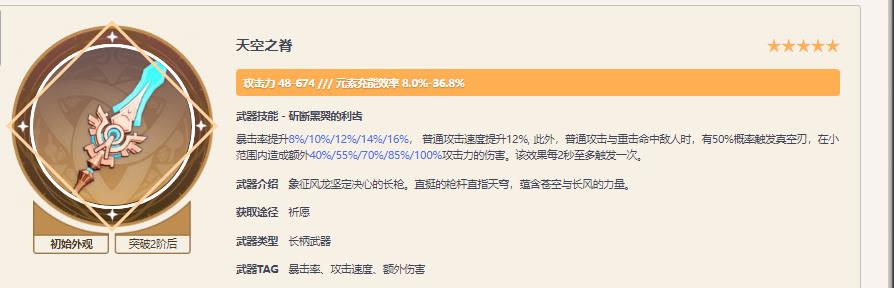 原神申鹤0命充能要多少？