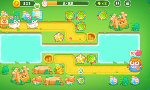 保卫萝卜4绿野奇缘第四关怎么打？