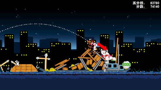 愤怒的小鸟第十一关怎么过？