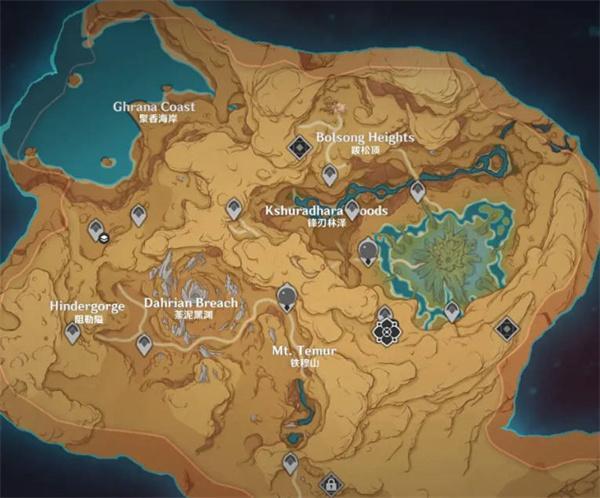 原神3.6新地图位置在哪里