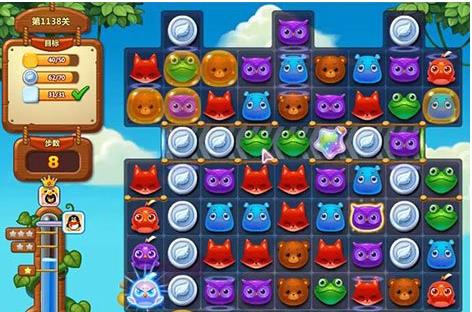 开心消消乐+1138隐藏关怎么过？