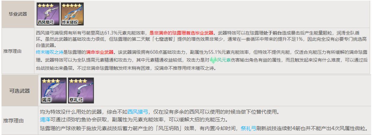 原神手游3.5法露圣遗物及武器搭配是什么？