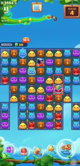 消消乐3884关怎么过关？