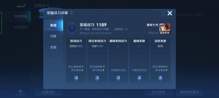 王者荣耀s31赛季更新2000战力会掉多少