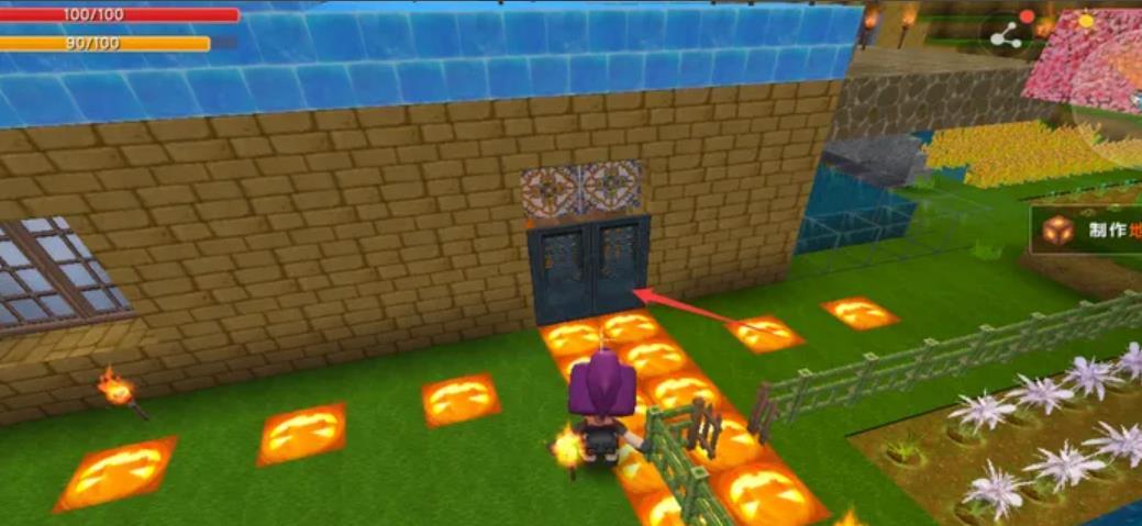 更新后迷你世界中该怎样才能让门所有打开？