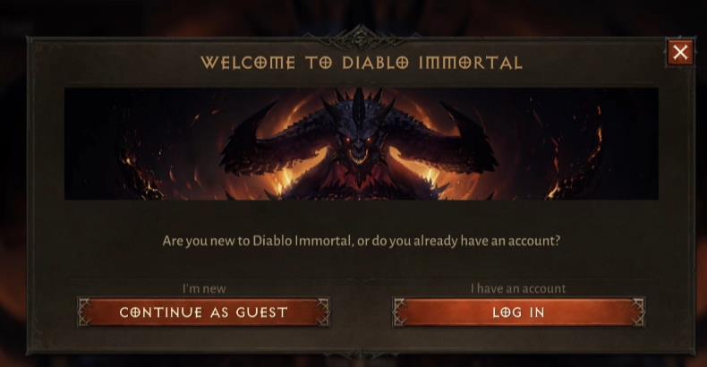 暗黑破坏神不朽能扫码登录吗