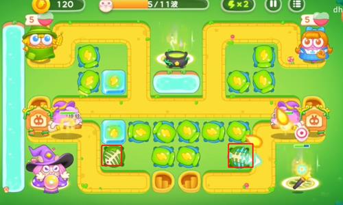 保卫萝卜4绿野奇缘60关怎么过？