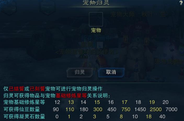 诛仙20星宝宝能拆多少豆子？