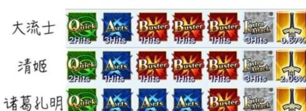 FGO指令卡如何选择从者