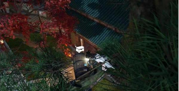 逆水寒树上的宝箱怎么拿？