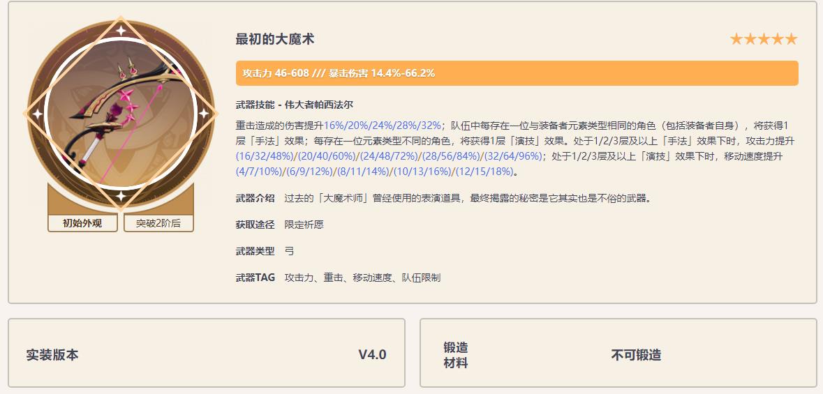 原神最初的大魔术值得抽吗