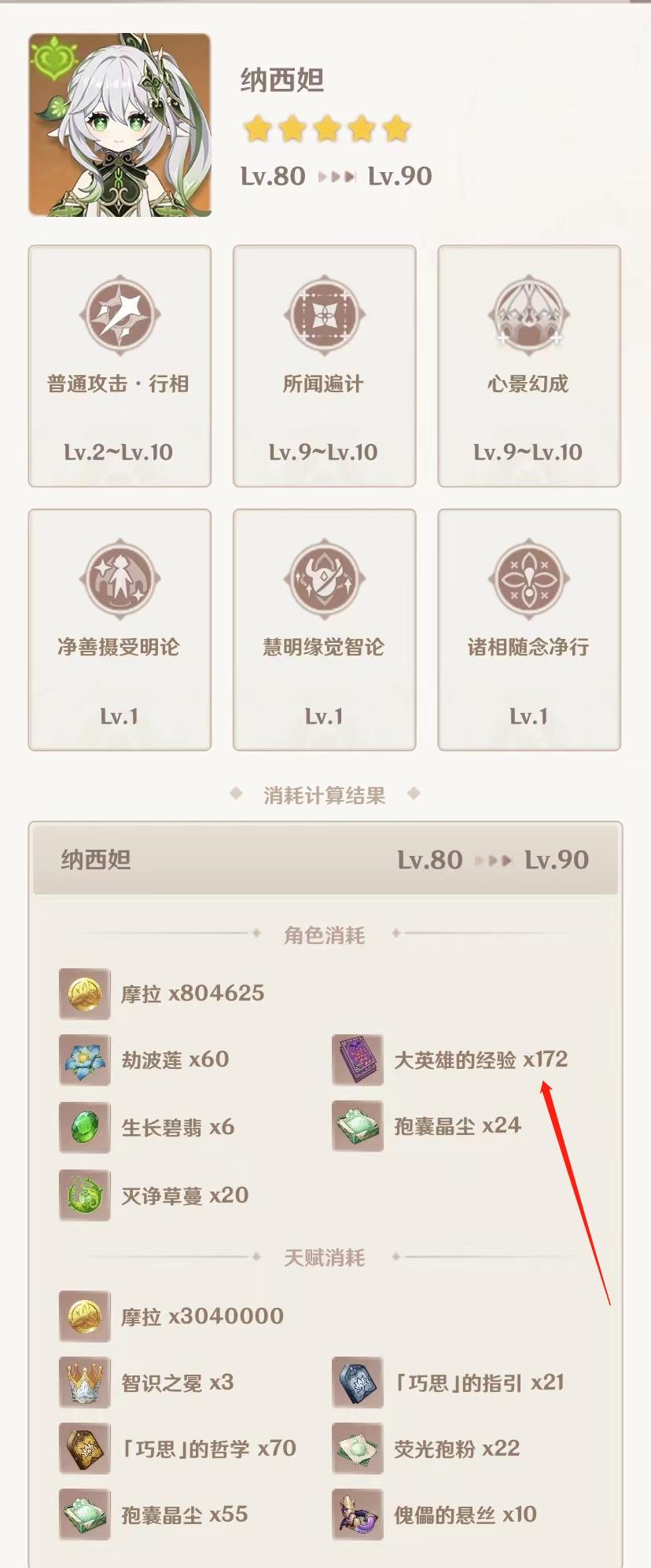 原神3.8角色80升到90级需要多少经验书？