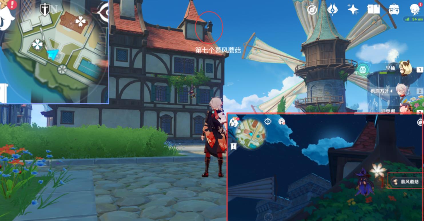 原神4.0慕风蘑菇在哪里采集？