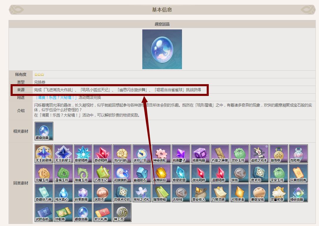 原神趣意斑晶在哪里兑换？
