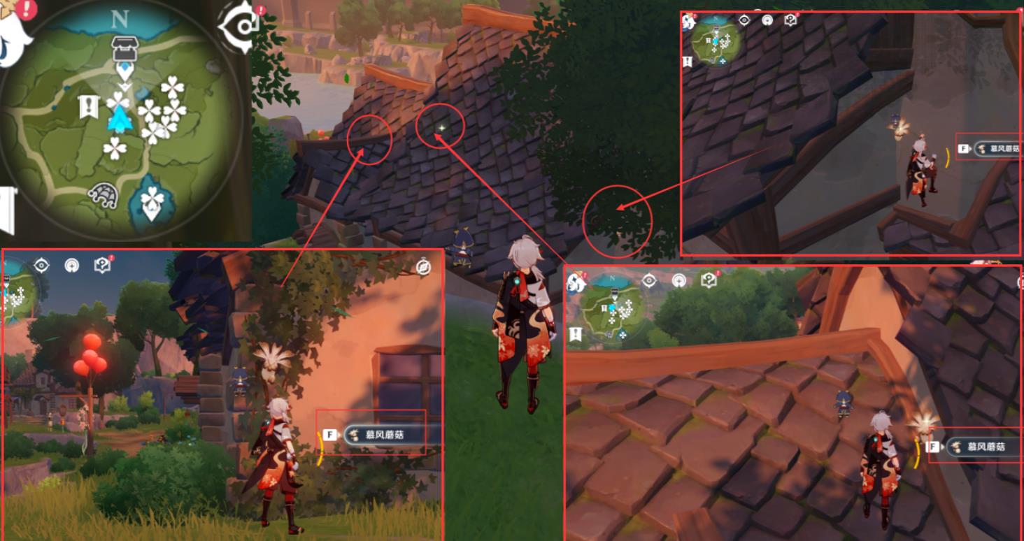 原神4.0慕风蘑菇在哪里采集？