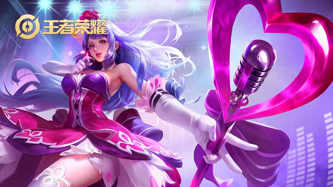 王者荣耀发布王昭君偶像歌手皮肤想要购买需付点券费用。_王者荣耀王昭君偶像歌手皮肤多少点券