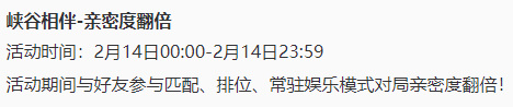 王者荣耀情人节亲密度翻倍有上限吗