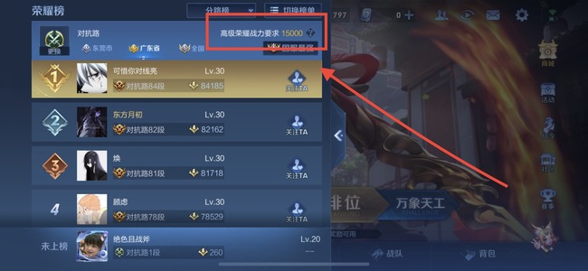 未获得称号的原因王者荣耀分路上榜了 手游_王者荣耀分路上榜了为什么没有称号