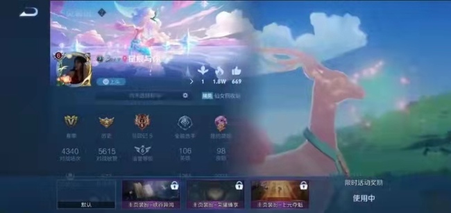 无法使用王者荣耀主页装扮领取功能可能存在问题_王者荣耀主页装扮领了为什么用不了