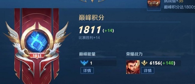 王者荣耀巅峰赛赢一把加多少分