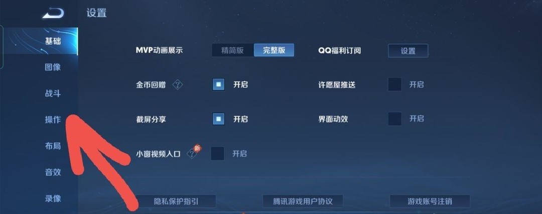 王者操作在哪改