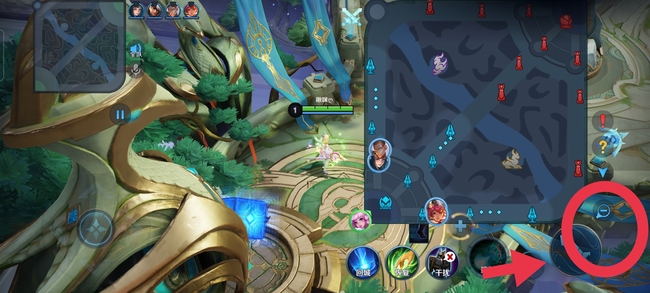 王者荣耀怎么打开小地图