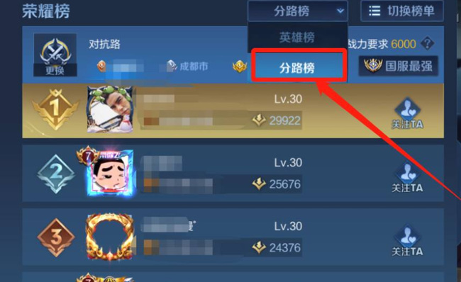 王者荣耀分路战力榜如何评估_王者荣耀分路战力榜怎么看