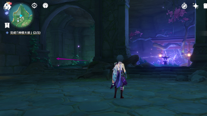 原神恒常机关阵列旁边的秘境怎么开