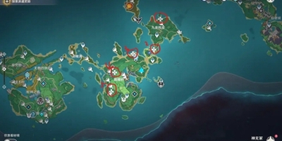 原神雷樱树的五个位置在哪里