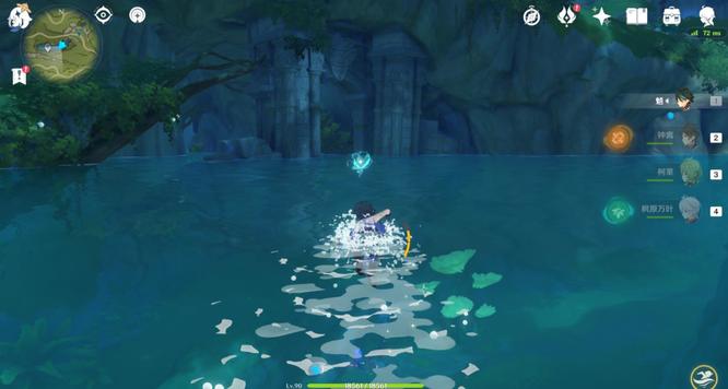 原神水下的锚点水面怎么下降_原神水下锚点水面下降方法