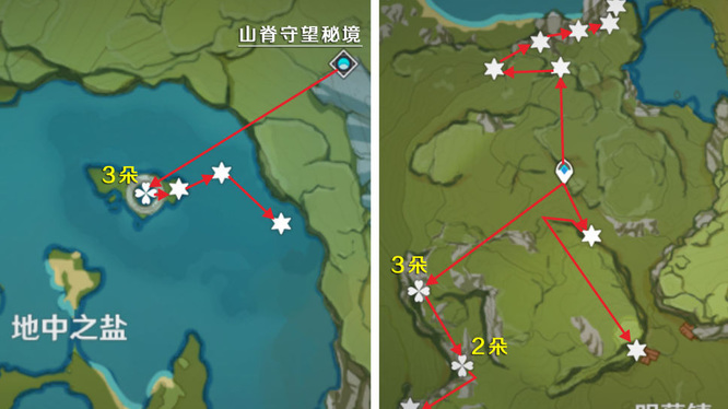 原神手游琉璃袋采集路线怎么走_原神手游琉璃袋采集路线全攻略