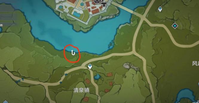 原神手游流纹茶蝶鱼位置在哪_原神手游寻找流纹茶蝶鱼位置