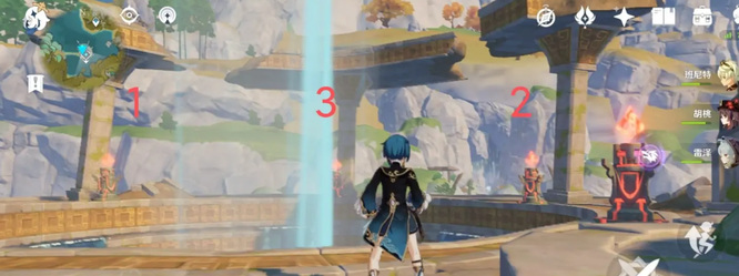 原神渌华池6个柱子开启顺序是什么_原神渌华池柱子开启顺序解析